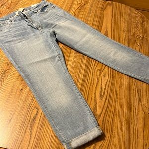 LOFT NEW 12 petite crop denim